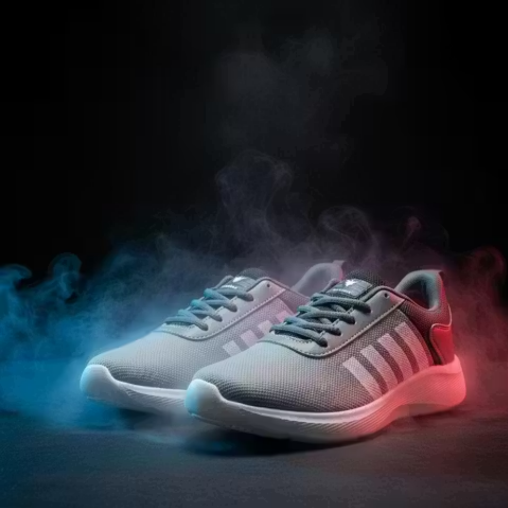 Men's Classic Grey & White Casual Sneaker