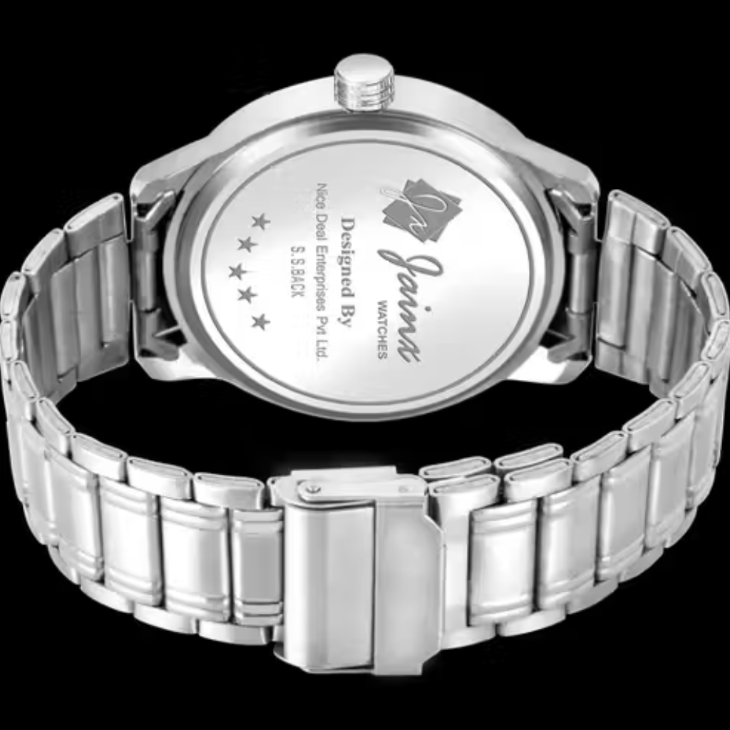 Luxury Black Dial with Dual Day-Date Display Watch