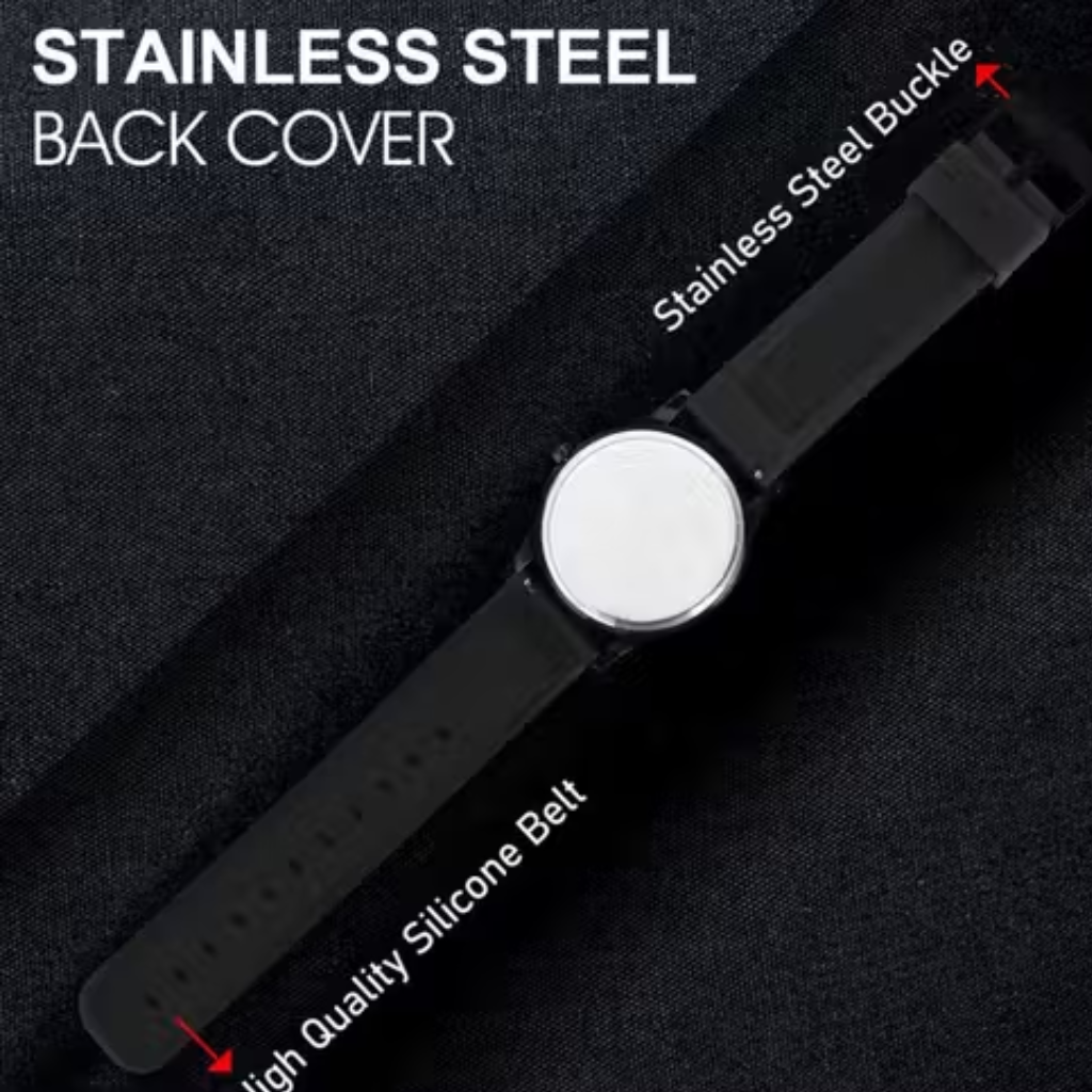 Elite Men's Minimalist Black Dial Watch