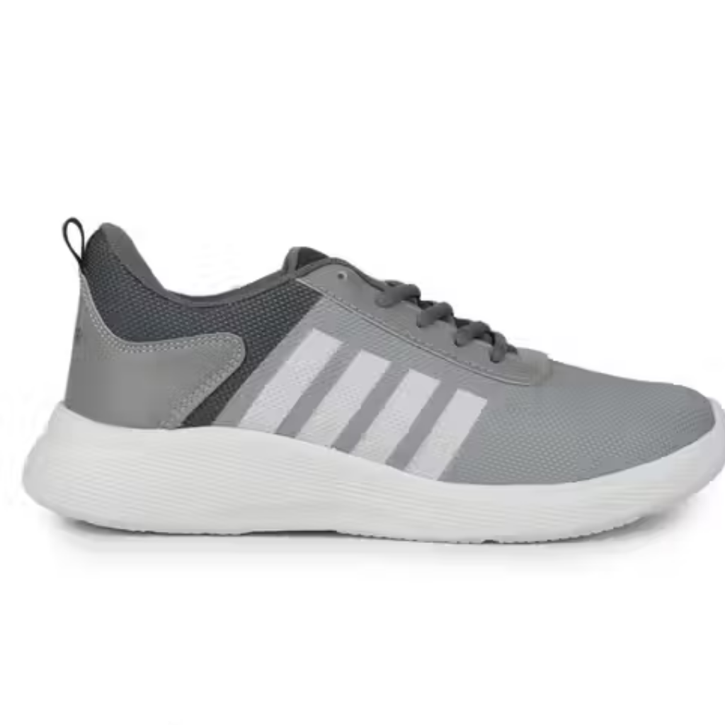 Men's Classic Grey & White Casual Sneaker