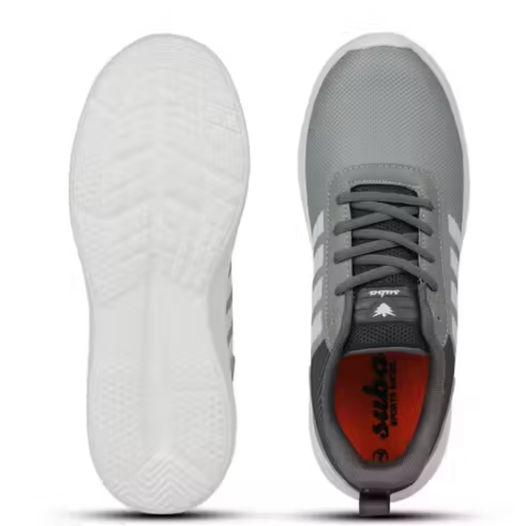 Men's Classic Grey & White Casual Sneaker