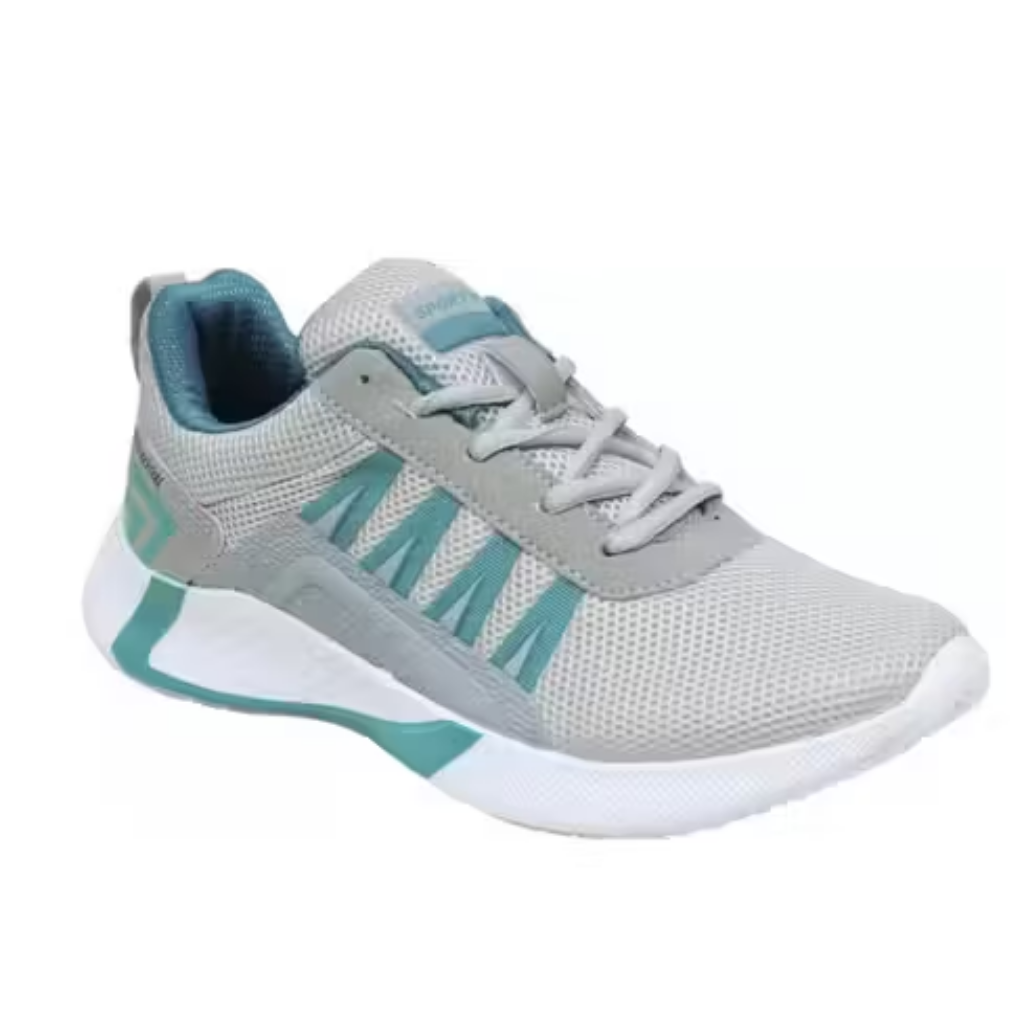 Stylish Grey & Orange Sports Sneaker